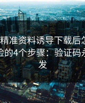 被99tk精准资料诱导下载后怎么办？手机自检的4个步骤：验证码永远别外发